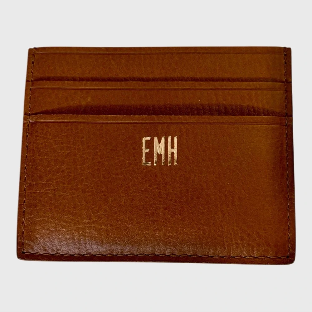 Madewell‎ Brown Leather Card Case Holder NWT